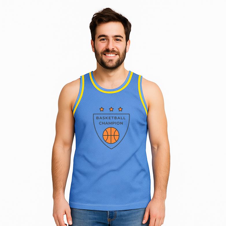 Basketball Champion Ball Color Badge Sticker Classic Basketball Jersey - Image 3