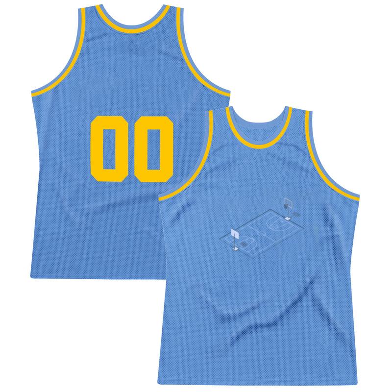 Basketball Court Isometric Classic Basketball Jersey 