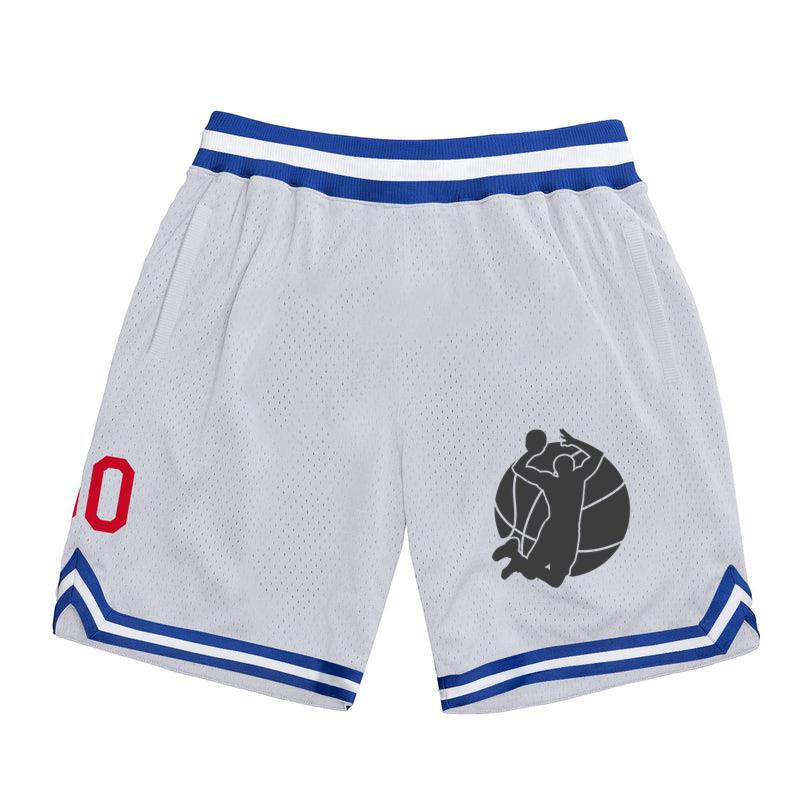 Basketball Player Ball Cut Out Classic Basketball Shorts 