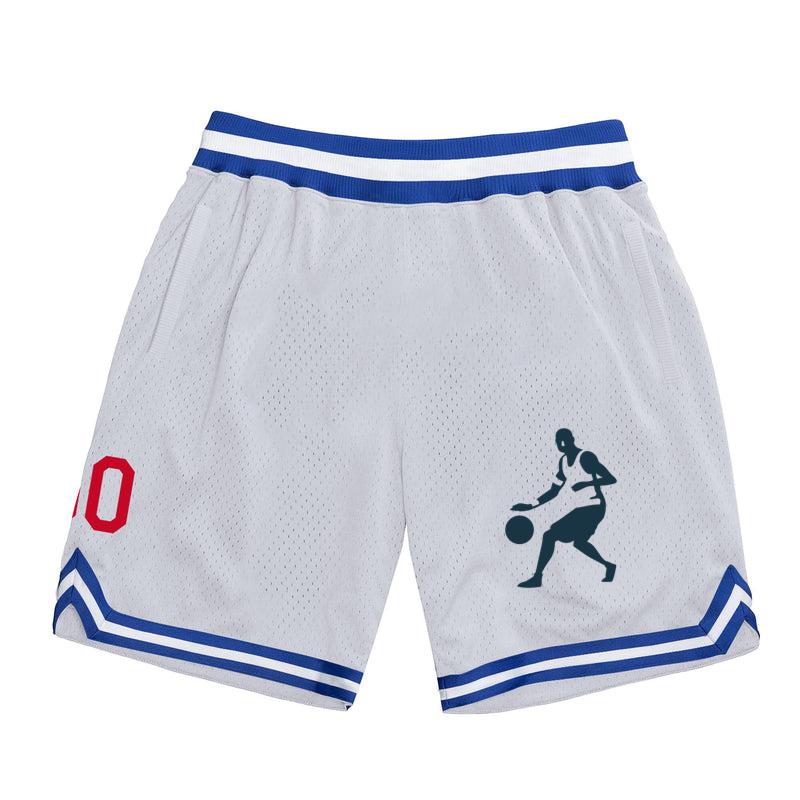 Basketball Player Ball Player Shorts Bald Detailed Silhouette Classic Basketball Shorts 