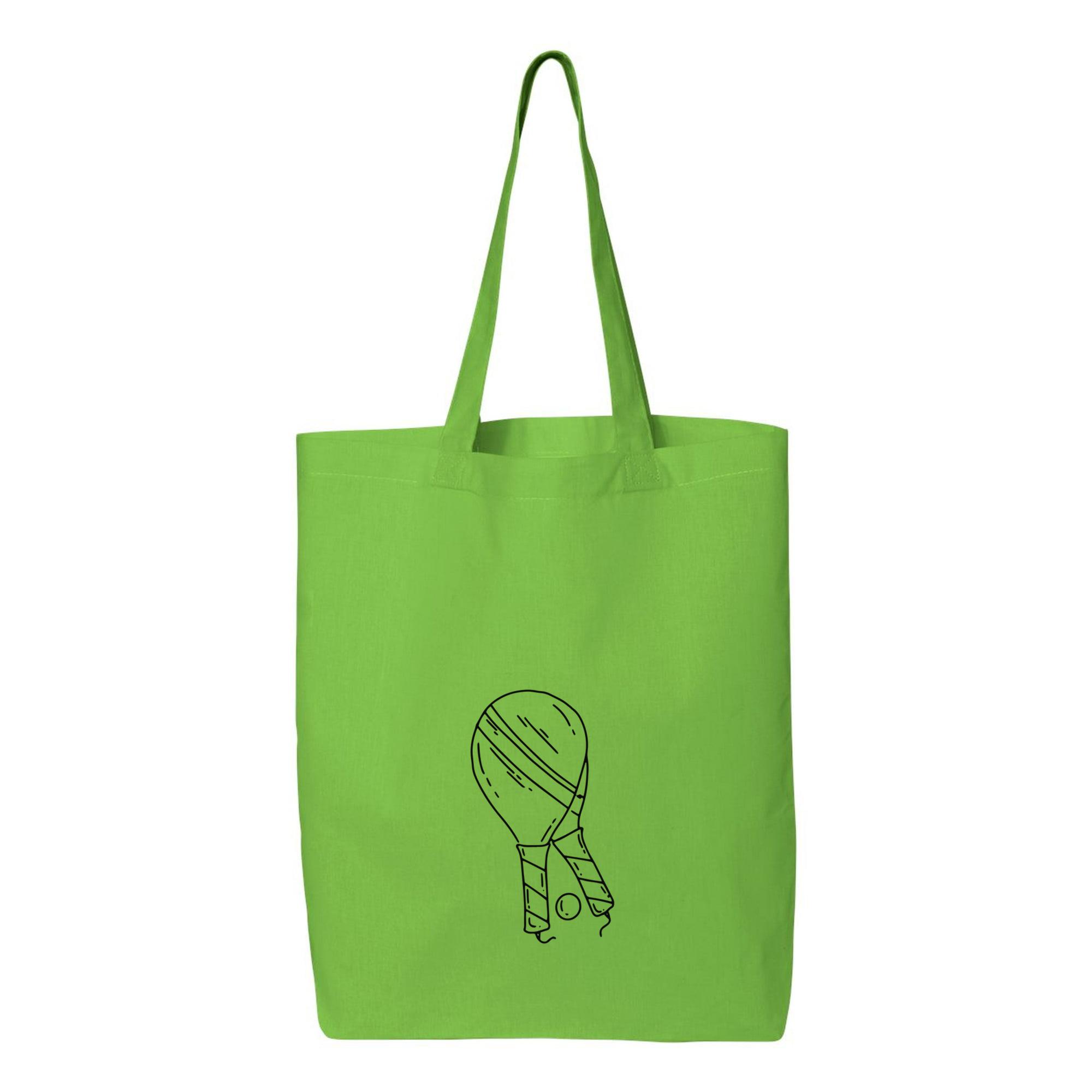 Beach Tennis Paddles Stroke Canvas Tote Bag 