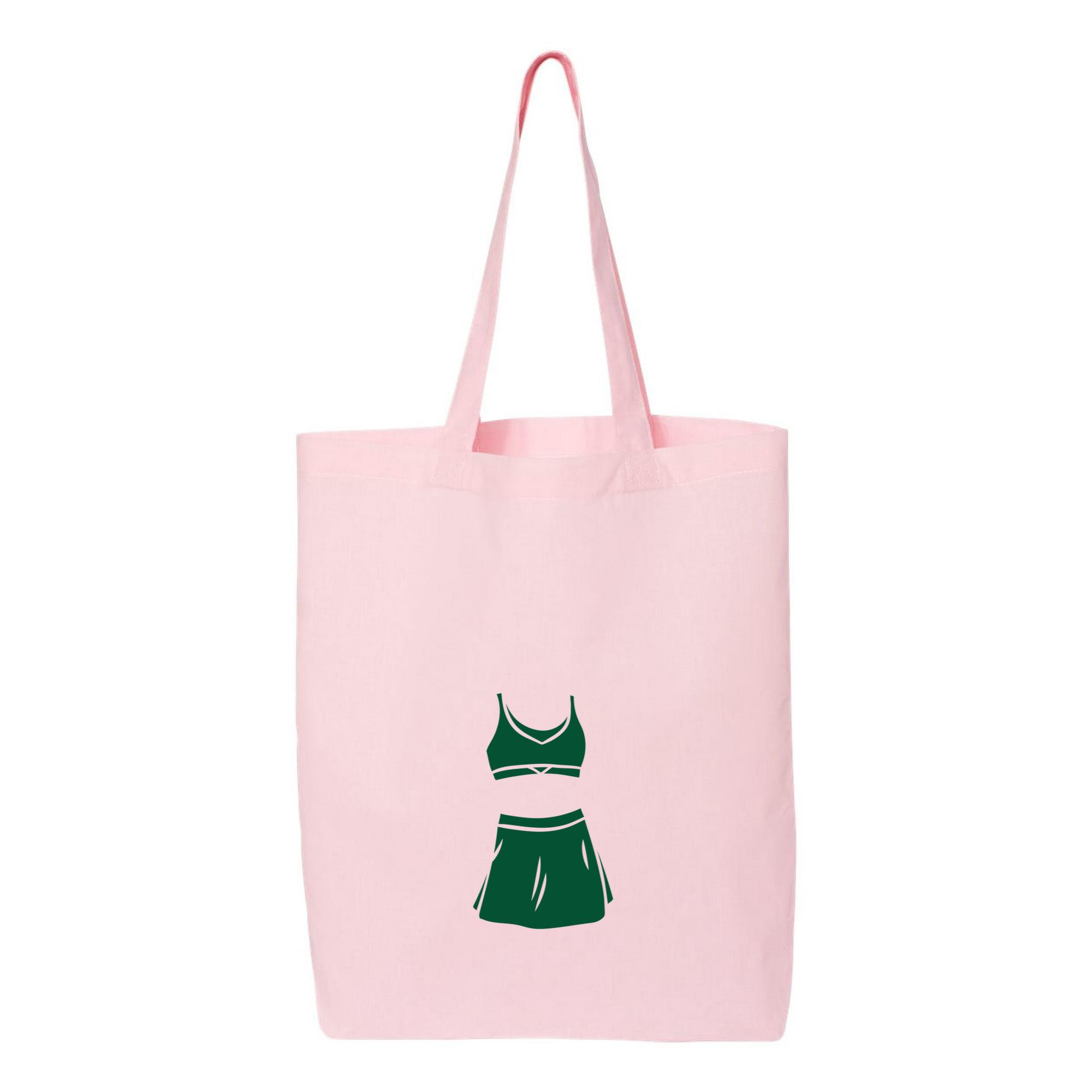 Green Tennis Skirt Canvas Tote Bag - Image 3
