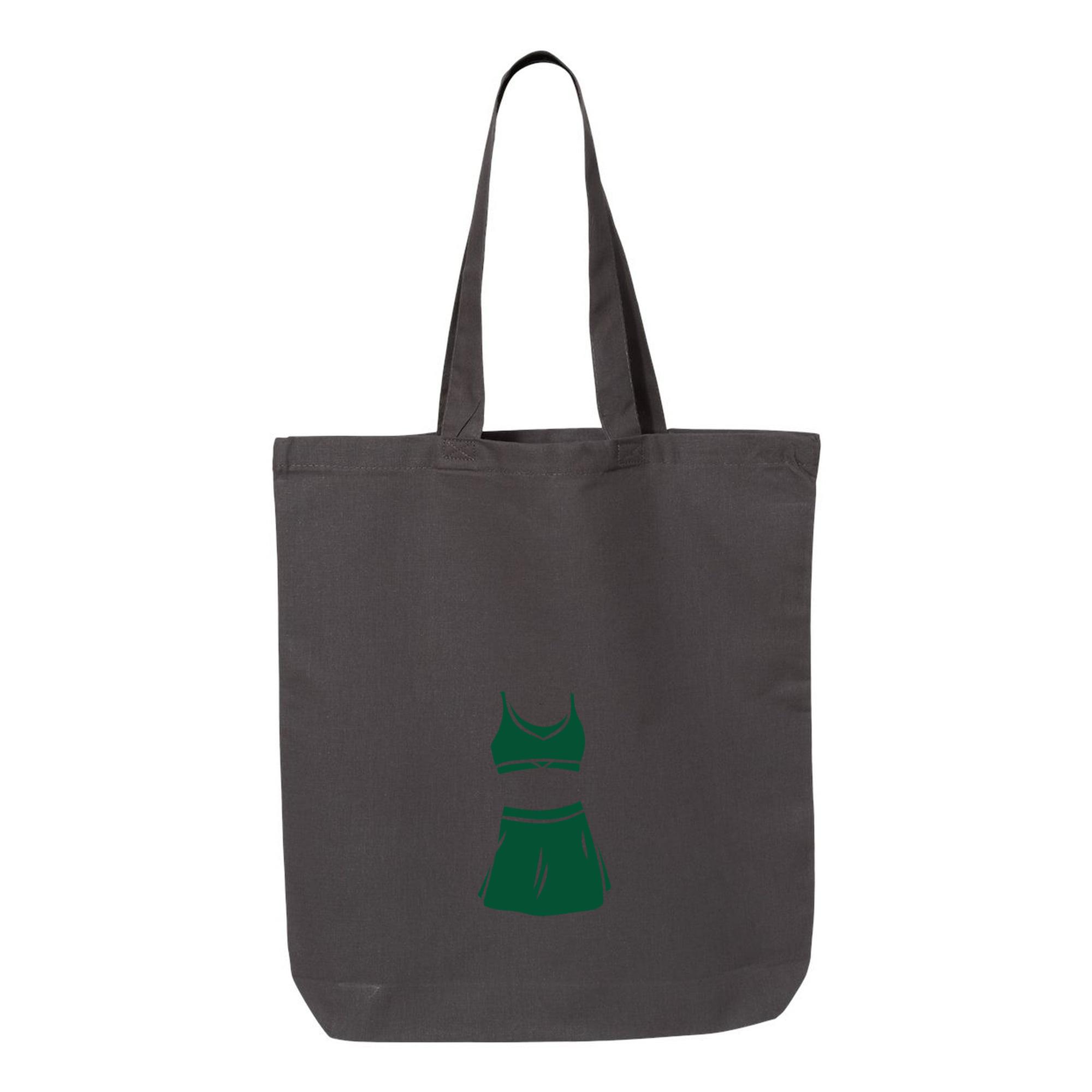 Green Tennis Skirt Canvas Tote Bag - Image 4