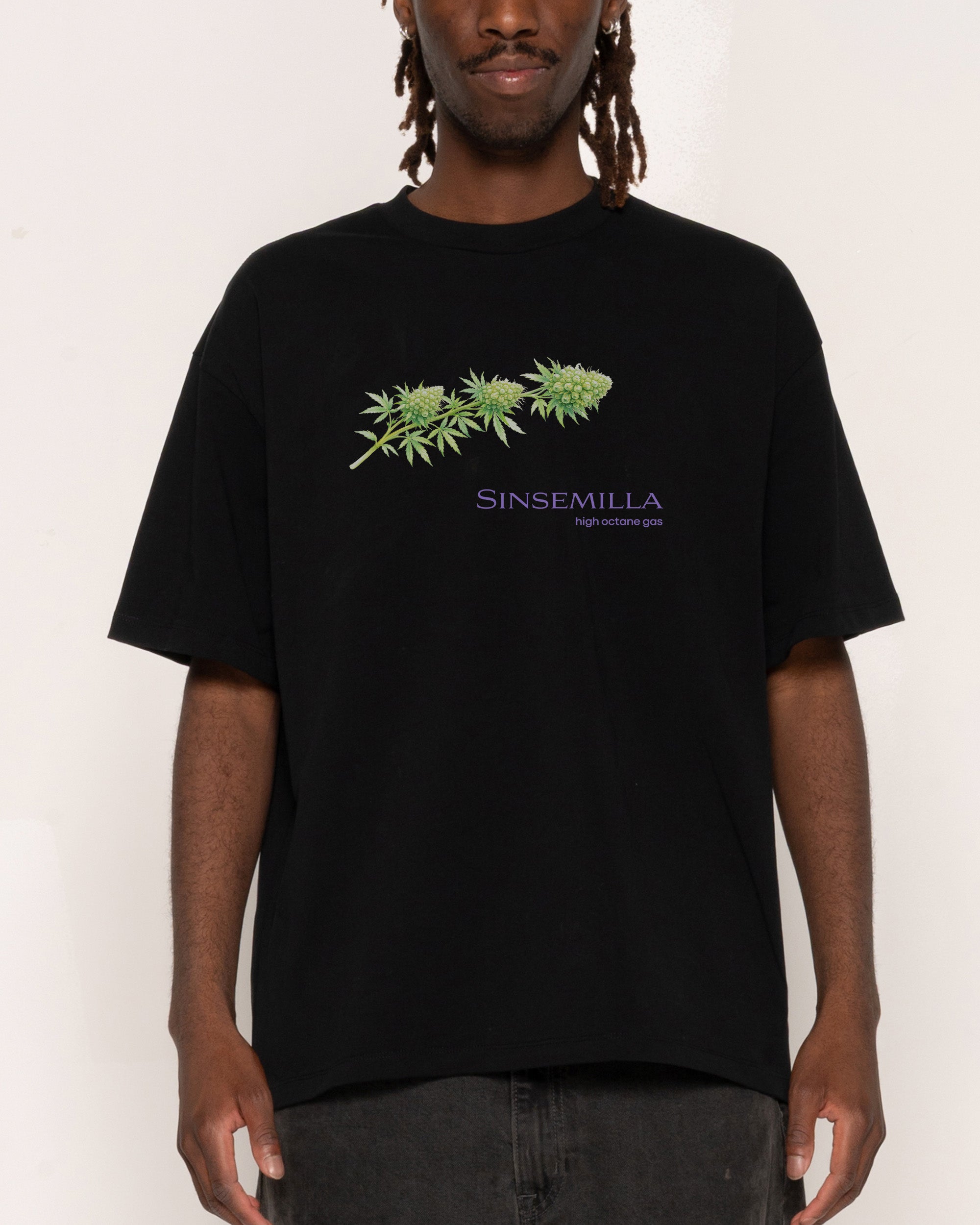 Sinsemilla Oversized Tee - Threadheads 90s Graphic T-Shirt Heavyweight 100% Combed Cotton Unisex